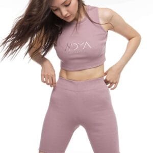 Rip Biker Shorts Dirty Pink - Moya