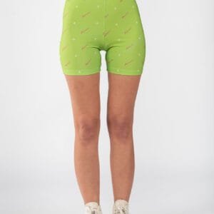 Dirty Dancing Biker Shorts Green - Daydreamers