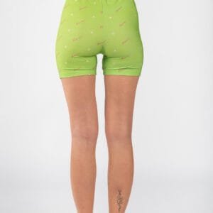 Dirty Dancing Biker Shorts Green - Daydreamers