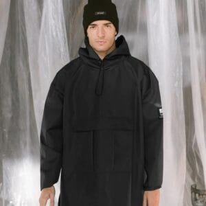 Kiub Raincoat Anorak Black