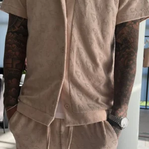 SAXSV TERRY CLOTH BEIGE BERMUDA