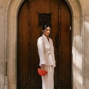 Bisou midi skirt ecru