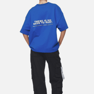 PALUMA HEAVY OVERSIZED TEE WASHED TRUE BLUE