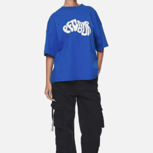 PALUMA HEAVY OVERSIZED TEE WASHED TRUE BLUE