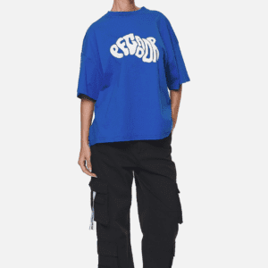 PALUMA HEAVY OVERSIZED TEE WASHED TRUE BLUE
