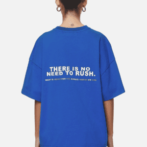 PALUMA HEAVY OVERSIZED TEE WASHED TRUE BLUE