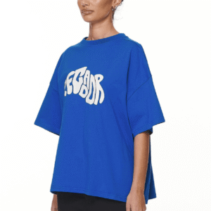 PALUMA HEAVY OVERSIZED TEE WASHED TRUE BLUE