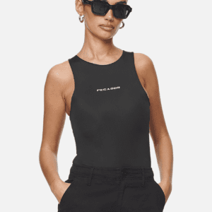 MAYA BODYSUIT BLACK WHITE