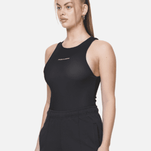 MAYA BODYSUIT BLACK WHITE