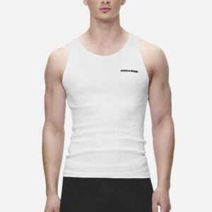 LOGO RIB UNDERSHIRT WHITE