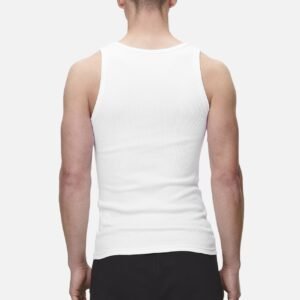 LOGO RIB UNDERSHIRT WHITE