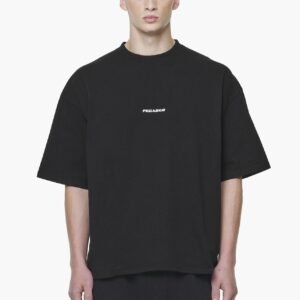 LOGO BOXY TEE VINTAGE WASHED ONYX BLACK