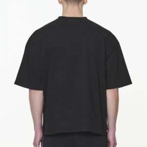 LOGO BOXY TEE VINTAGE WASHED ONYX BLACK