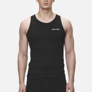 LOGO RIB UNDERSHIRT BLACK