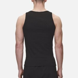 LOGO RIB UNDERSHIRT BLACK