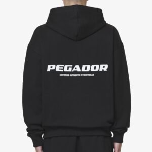 COLNE LOGO OVERSIZED SWEAT JACKET BLACK