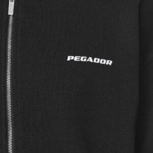 COLNE LOGO OVERSIZED SWEAT JACKET BLACK