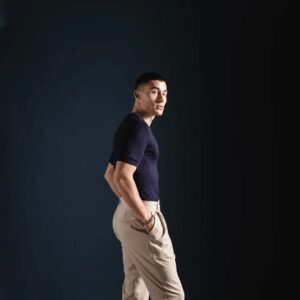 Breath T-shirt dark blue