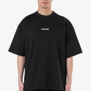 LOGO BOXY TEE VINTAGE WASHED ONYX BLACK
