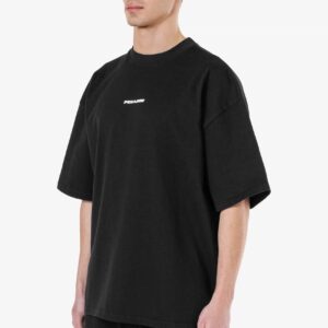LOGO BOXY TEE VINTAGE WASHED ONYX BLACK