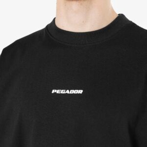 LOGO BOXY TEE VINTAGE WASHED ONYX BLACK