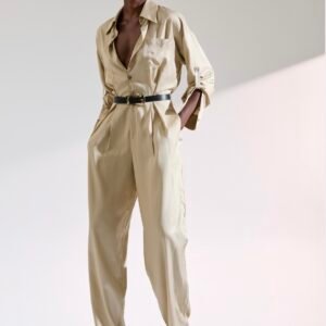 Φόρμα μπεζ ολόσωμη JAMIE