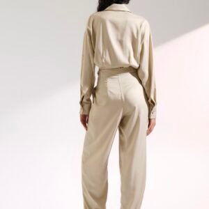 Φόρμα μπεζ ολόσωμη JAMIE