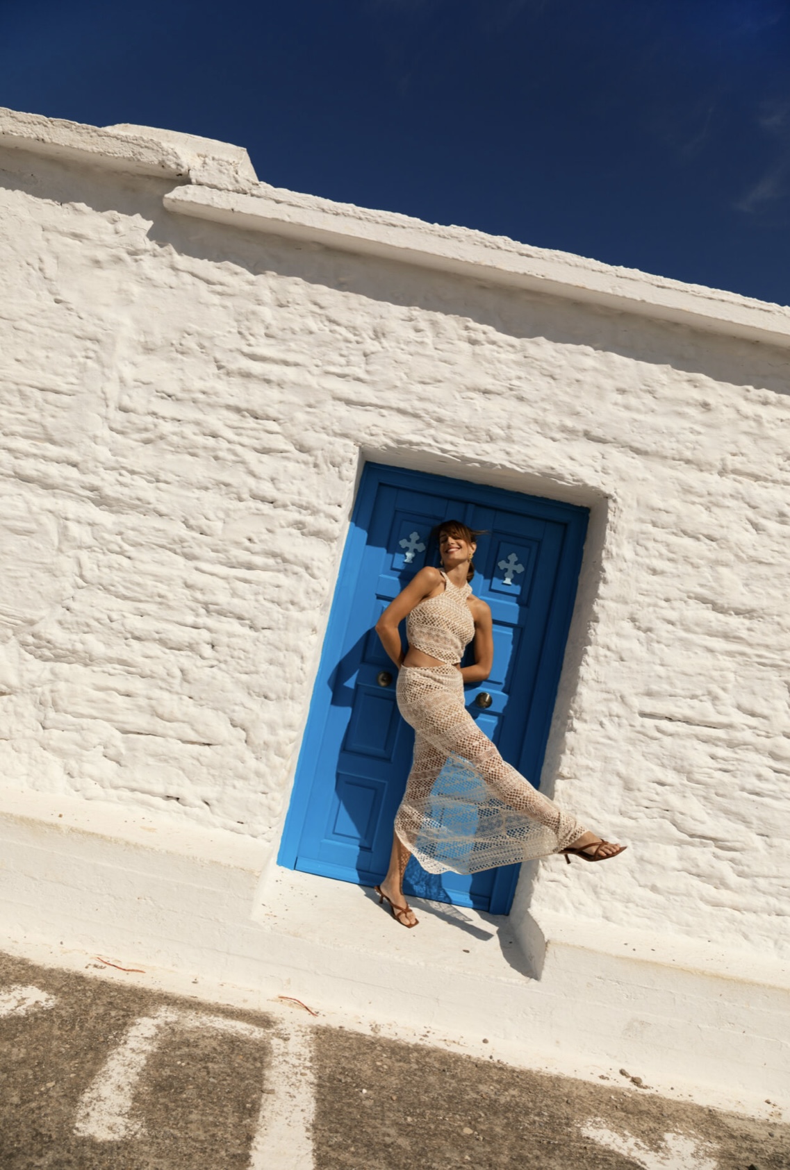 ALCESTES DRESS ECRU