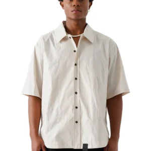 Boxy shirt crème