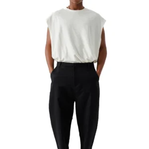 Urban Relax Loose sleeveless tank top Creme