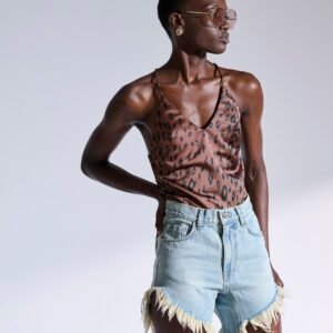 Τόπ λεοπάρ με τιράντες AVELYN