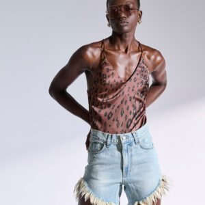 Σορτς τζιν ανοιχτό μπλέ CODY