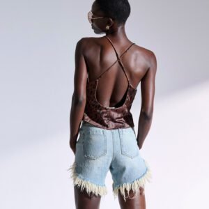 Σορτς τζιν ανοιχτό μπλέ CODY