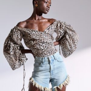 Σορτς τζιν ανοιχτό μπλέ CODY