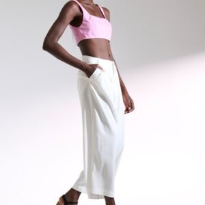 Κροπ τοπ ροζ ριγέ ISABELLE