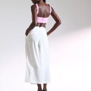 Κροπ τοπ ροζ ριγέ ISABELLE