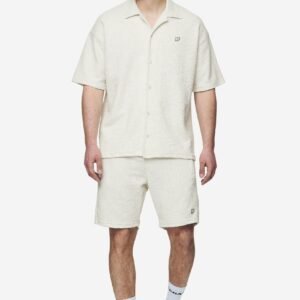 LIBCO STRUCTURED KNIT SHIRT SALTY CREAM