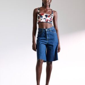 Κροπ τοπ φλοράλ MACIE