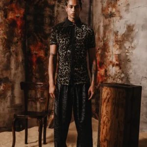 TURATH SHIRT PRINTED BEIGE