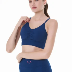Blue Frill Bra Top