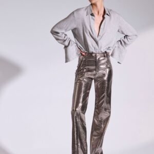 Παντελόνι μεταλλικό κροκό VINCE