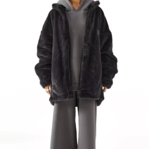 UNISEX OVERSIZED ECO FUR JACKET