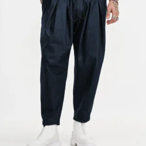 Astonishing Glitch Denim Pants