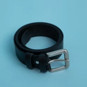 TRACY BLACK LEATHER BELT