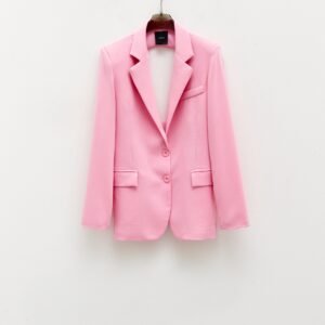PINK BLAZER WITH OPEN BACK