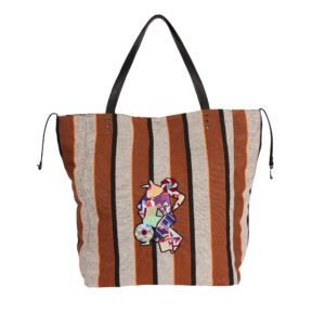 N O S T O S 3D All Bags mino stripes orange