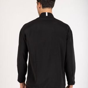 Long Sleeve Oversized Mao Shirt