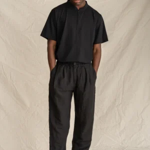 Linen Pants Black