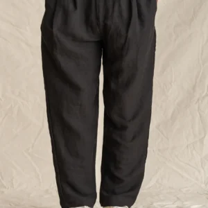 Linen Pants Black