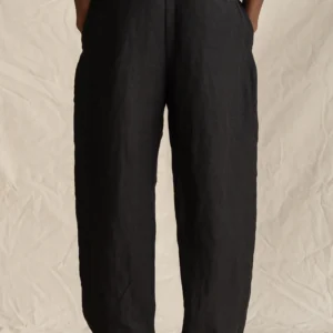 Linen Pants Black